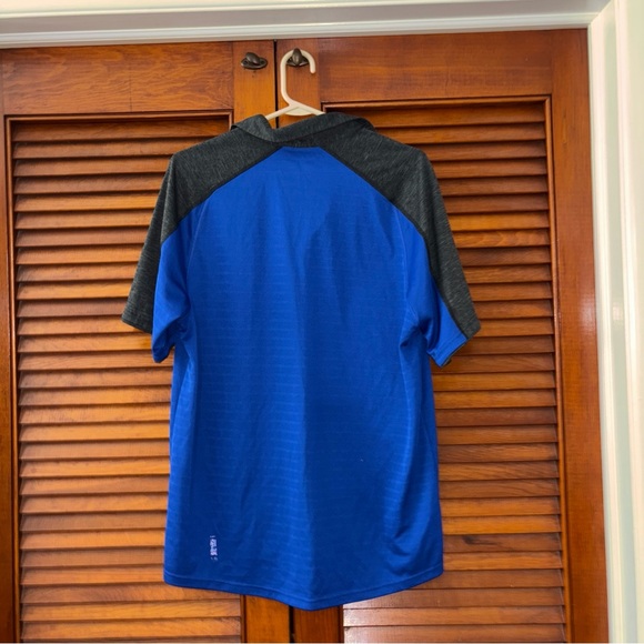Men’s xl Adidas Climate Royal Blue university of Delaware polo shirt - Picture 3 of 3